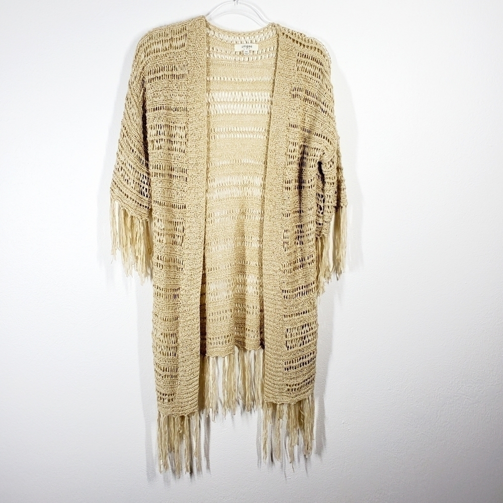 UMGEE OPEN FRONT KNIT CARDIGAN